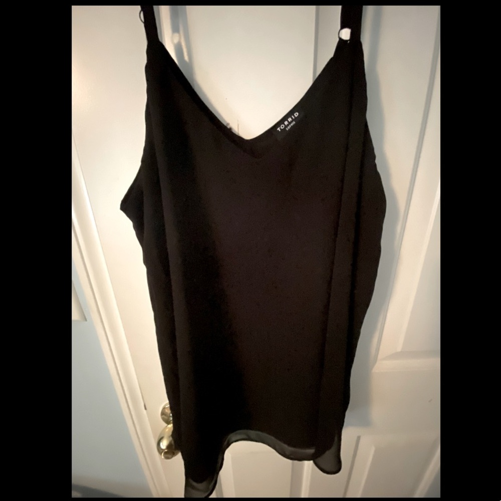Torrid Sophie swing tank, size 0 black NWOT